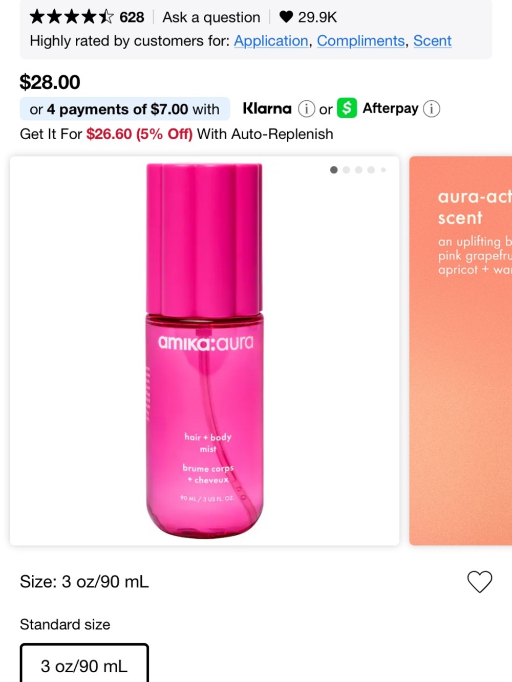 amika hair + body mist